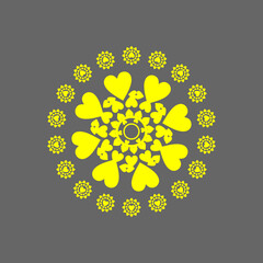 unique and cool mandala vector.