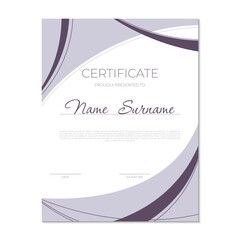 certificate of appreciation vector design template