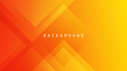 Abstract orange yellow geometric background. Vector design banner pattern presentation background web template.