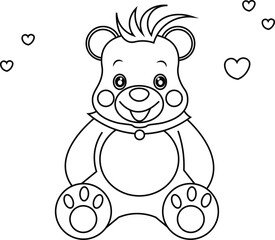 Cute Teddy Bear Cartoon