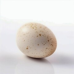 Eggs on White Background. Generative AI