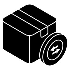 Parcel Return vector icons