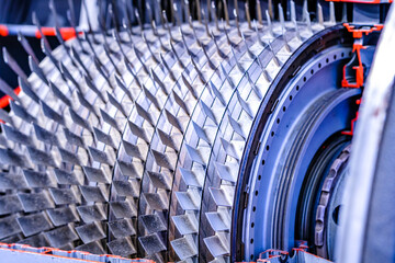 part of an old turbine