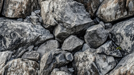 detailed granite rocks texture for ground and wall textures with details tile format repetitive pattern - generative ai