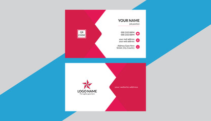 corporate business card design layout