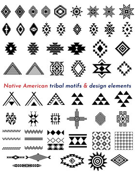 native american tribal motifs & design elements
