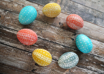 Easter eggs , happy holidays