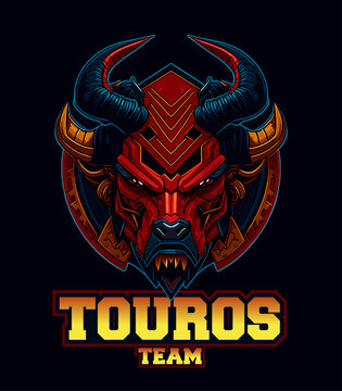 E-sport Touros Team vector
