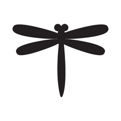 dragonfly icon logo vector design template