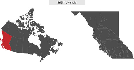 map of British Columbia © magr80