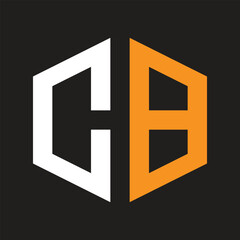 Colorful CB Business Logo Design Template