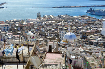 Landscape of the port capital of Algeria - Algiers