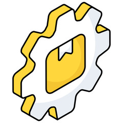 Trendy design icon of parcel management 