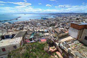 Landscape of the port capital of Algeria - Algiers