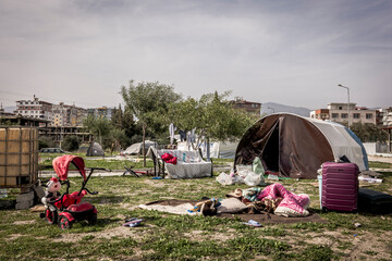 Refugees in turkey after the earthquake