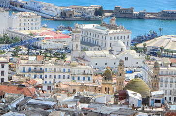 Landscape of the port capital of Algeria - Algiers