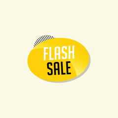 Flash sale banner for business promotion
