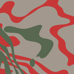 Abstract background of wavy embossed lines. The beauty of natural relief lines in multi-colored horizontals. Wavy pattern of stripes of different thicknesses. Intricate unusual kaleidoscope patterns.