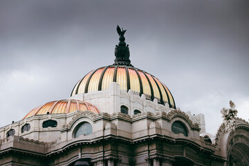 dome of the Palacio de Bellas Artes mexico 