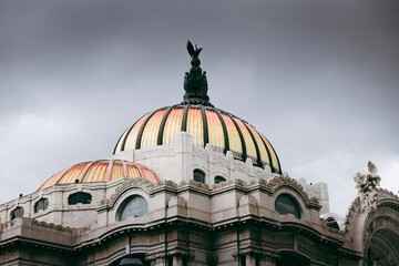 Fototapeta premium dome of the Palacio de Bellas Artes mexico 