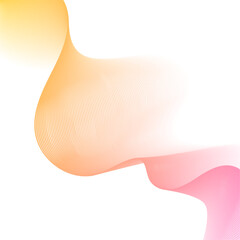 Abstract background with bright wavy lines