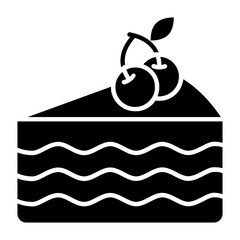 Cake Glyph Icon