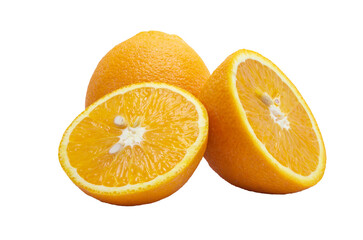 slice of orange isolated on a transparent png bacckground, png collection, cut out