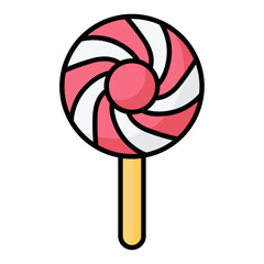 Candy Line Color Icon