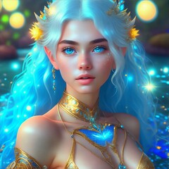 Dream Beautiful Girl Elf.
Created with a Generative Ai Technology
