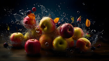 Obraz na płótnie Canvas Gourmet Fruit and Vegetable Photography