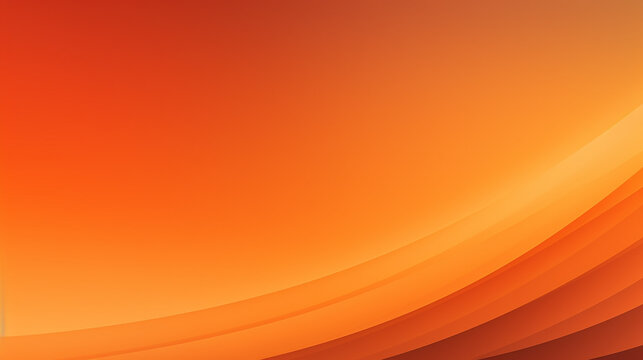 Abstract orange wave background color transition backdrop modern presentation banner website waves, AI-Generated