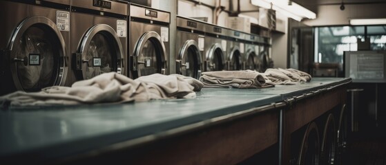 Cleaning and laundry services, cleaning and washing of clothes, linen, and other household items. Generative AI