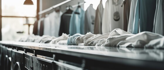 Cleaning and laundry services, cleaning and washing of clothes, linen, and other household items. Generative AI