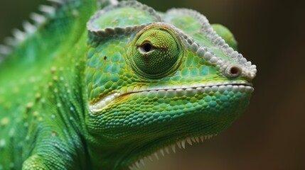 Fototapeta premium Chameleon Generative AI
