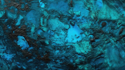 Acid Stained Weathered Chalcanthite Texture Background - generative ai