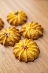 detail of traditional and homemade cookies, sweet food, studio texture, pastry snack, wallpaper