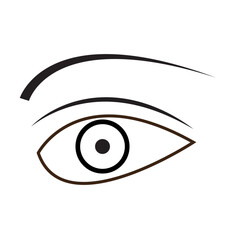 Eye  icon design template vector