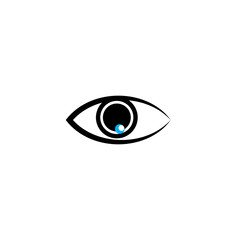 Eye  icon design template vector