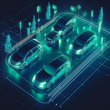 Powering a Sustainable Future with Electromobility, ai generated