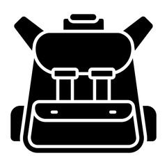 Bagpack Glyph Icon