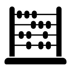 Abacus Glyph Icon