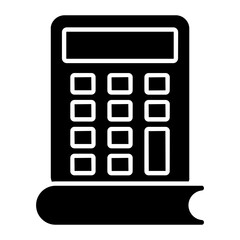 Accounting Glyph Icon