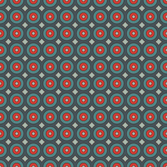 Seamless pattern with repeated circles. Geometric abstract background. Modern style texture.