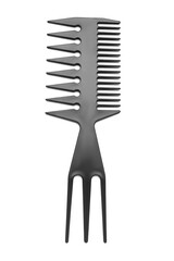 Professional hair brush on white background