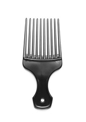 Professional hair brush on white background