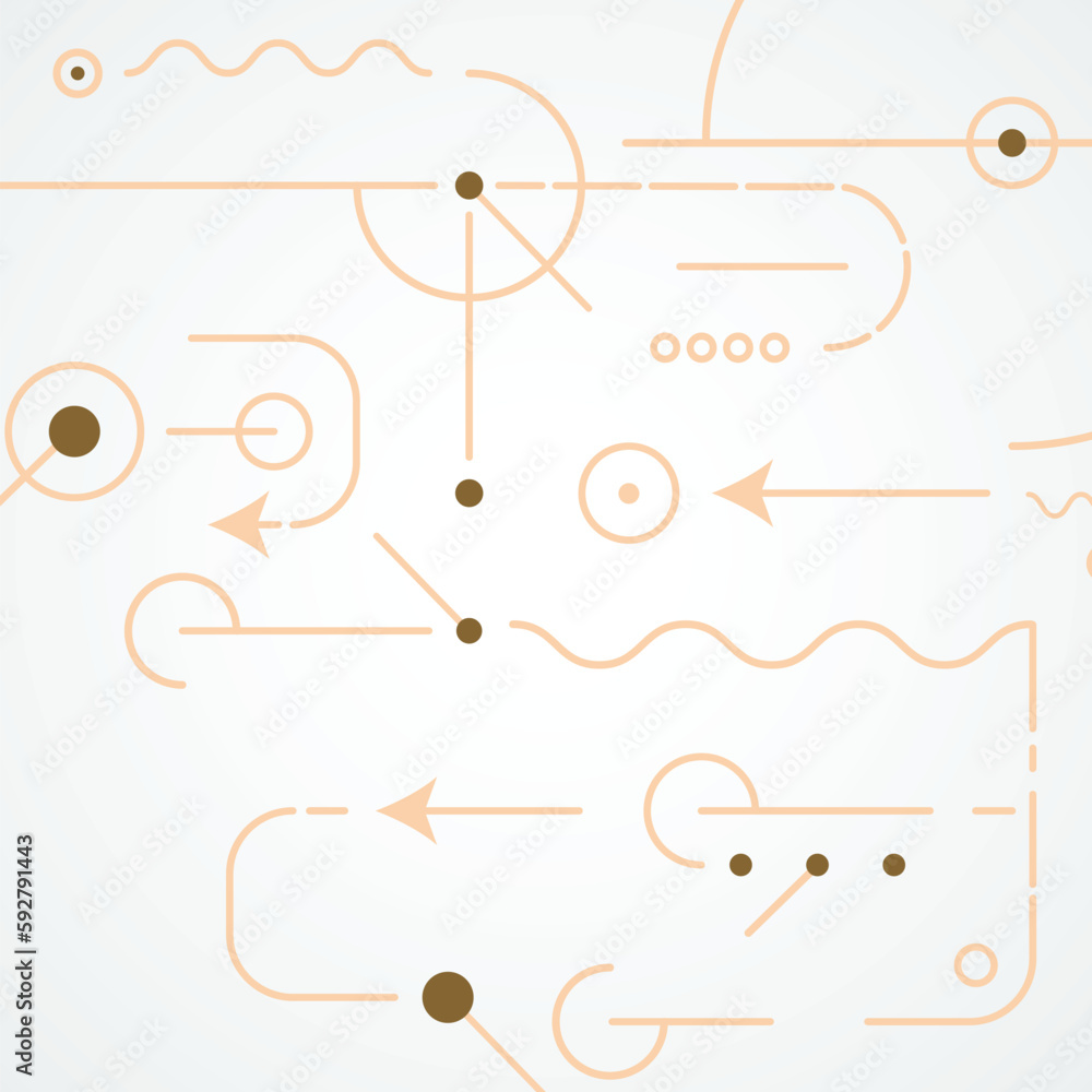 Aufkleber circuit technology background. abstract electrical and digital data. vector connection desing