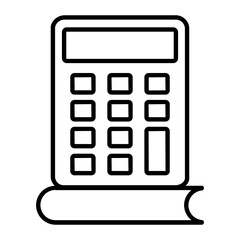 Accounting Thin Line Icon