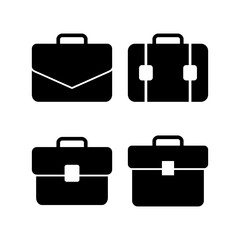 Briefcase icon vector illustration. suitcase sign and symbol. luggage symbol.