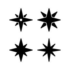 Compass icon vector illustration. arrow compass icon sign and symbol