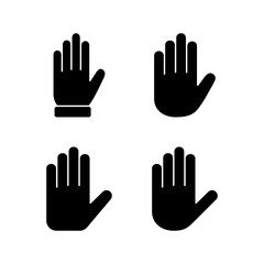 Hand icon vector illustration. hand sign and symbol. hand gesture